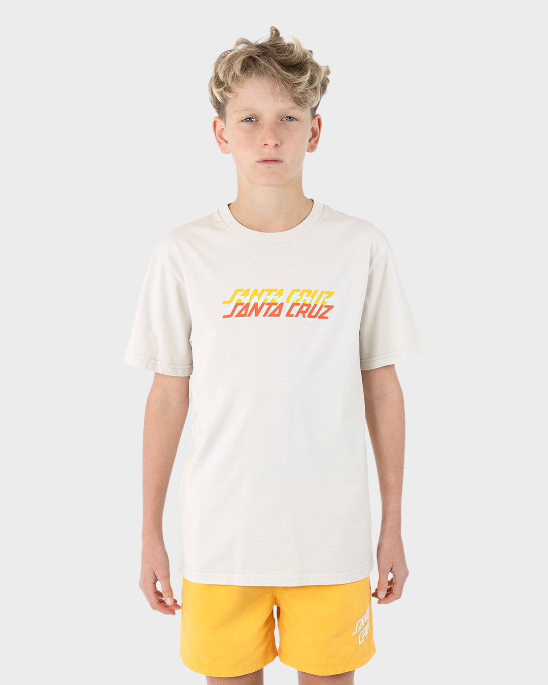 Triple Threat Boys T-shirt Concrete