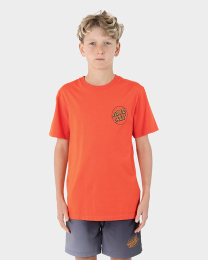 Opus Grip Dot Boys T-shirt Red