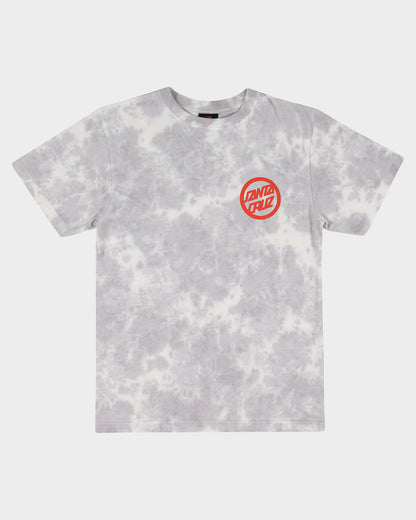 Bold Ring Dot Boys T-shirt Concrete Tie Dye