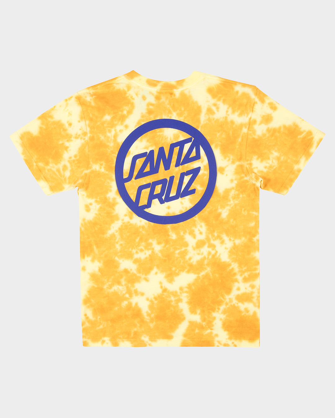 Bold Ring Dot Boys T-shirt Yellow Tie Dye