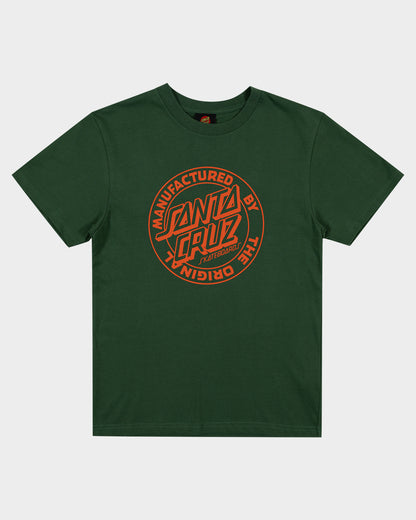 MFG Dot Boys T-shirt Dark Green