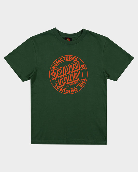 MFG Dot Boys T-shirt Dark Green