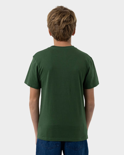 MFG Dot Boys T-shirt Dark Green