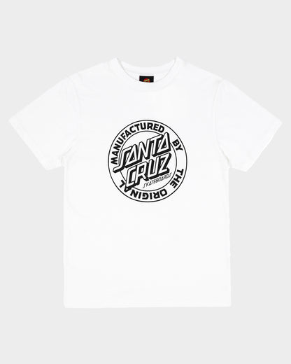 MFG Dot Boys T-shirt White