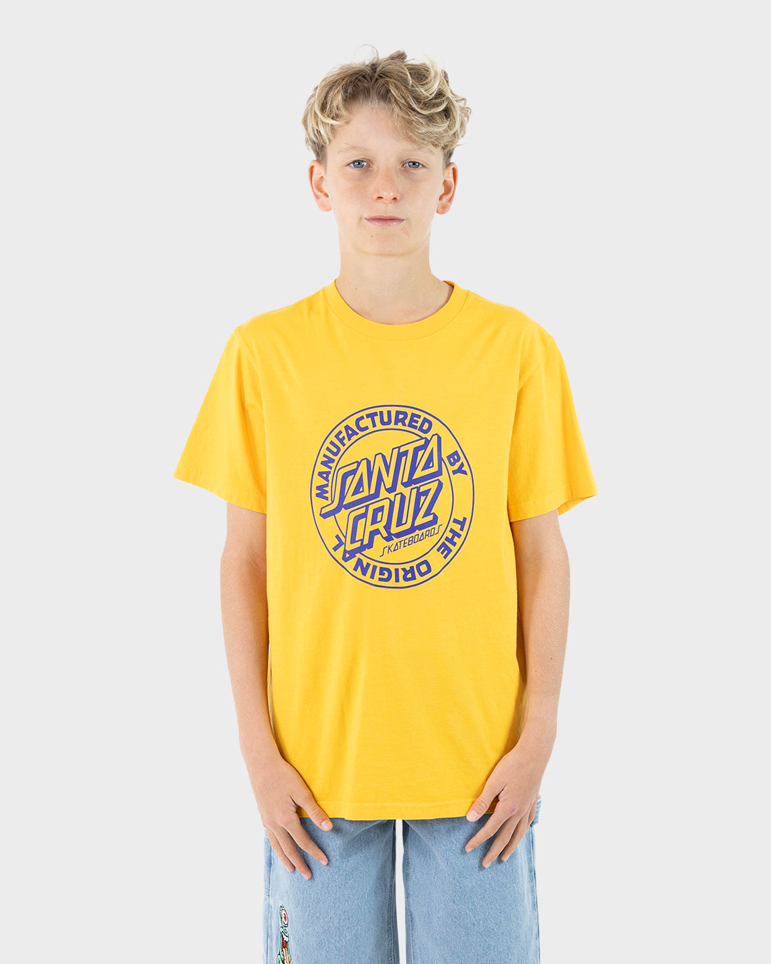 MFG Dot Boys T-shirt Yellow