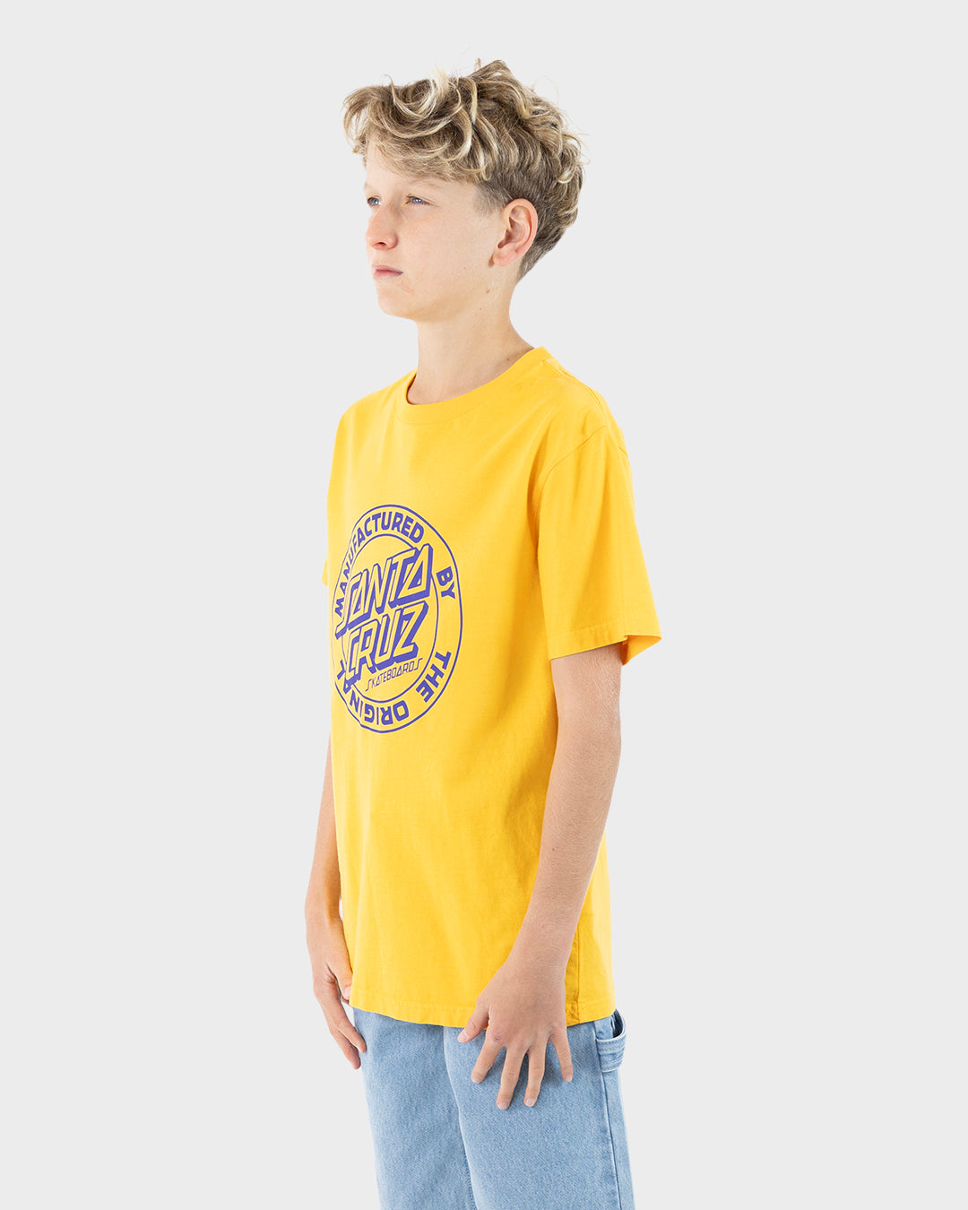 MFG Dot Boys T-shirt Yellow