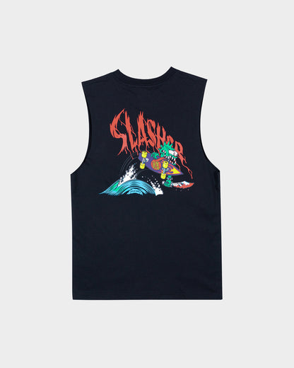 Meek OG Slasher Boys Muscle T-shirt Black