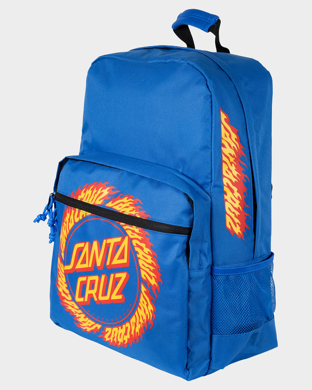 Flame Ringed Dot Boys Backpack Blue