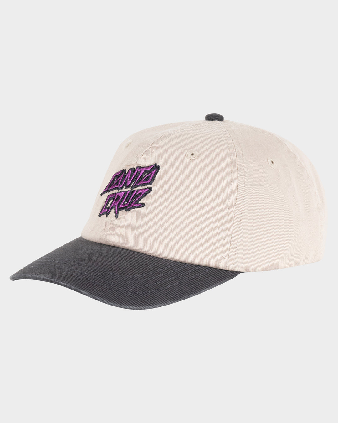 Scratched Stack Boys Dad Cap Natural