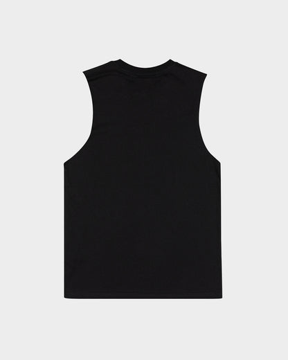 Flame Ringed Dot Boys Muscle T-shirt Black