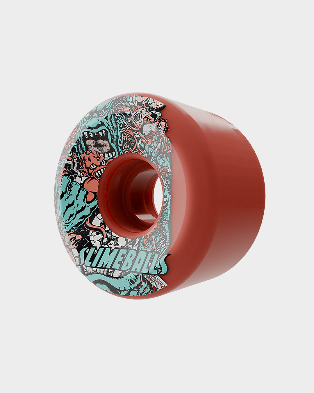 60mm Rob Roskopp Five Reissue OG Slime Pink 78a Skateboard Wheels Slime Balls