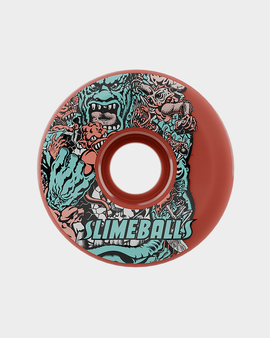 60mm Rob Roskopp Five Reissue OG Slime Pink 78a Skateboard Wheels Slime Balls