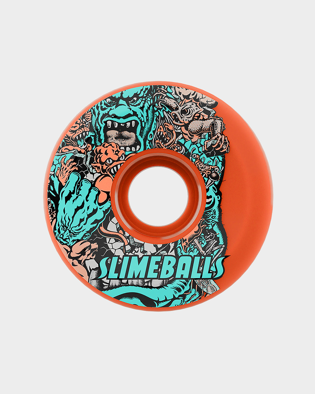 60mm Rob Roskopp Five Reissue OG Slime Pink 78a Skateboard Wheels Slime Balls