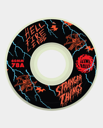 60mm Stranger Things Meek Slasher Eddie Light Ups 78a Slime Balls Skateboard Wheels Misc