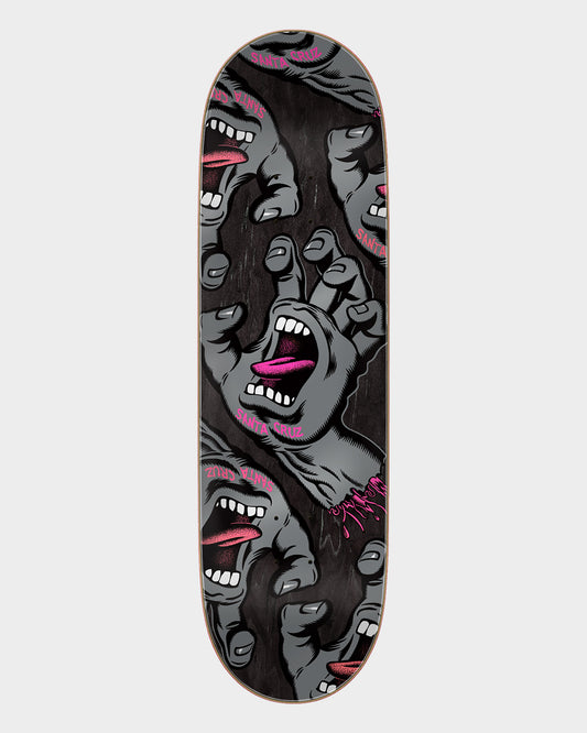 9.00in Crowded Hand Santa Cruz Skateboard Deck