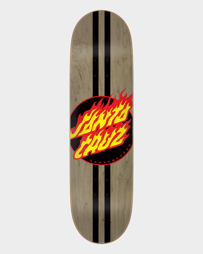 8.60in Flame Dot Stripes Santa Cruz Skateboard Deck