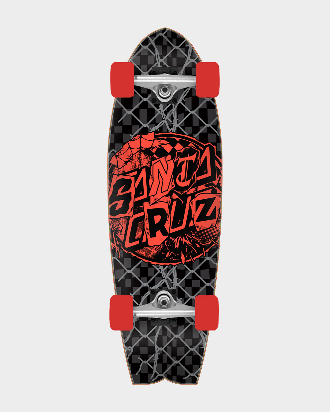 8.81in Pay Off Dot Shark Cruiser Skateboard Santa Cruz