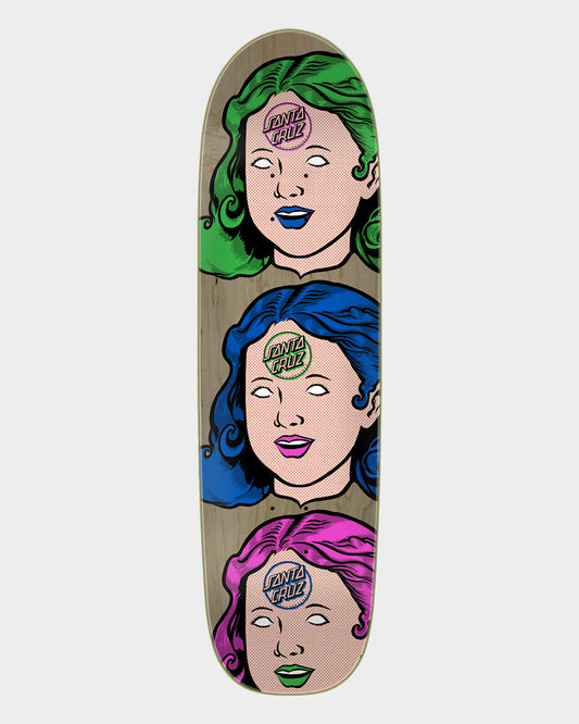 8.50in Possessed Head Feelbase Santa Cruz Skateboard Deck