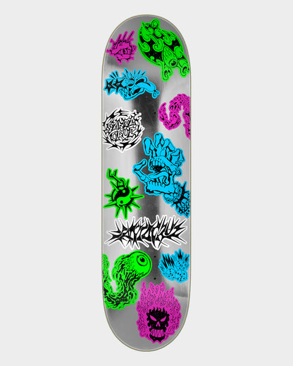 8.00in Scribble Flash Feelbase Santa Cruz Skateboard Deck Misc