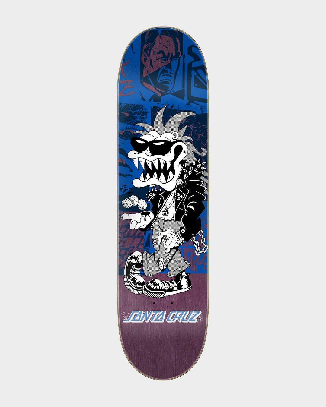 7.75in Check Gremlin FeelBase Santa Cruz Skateboard Deck