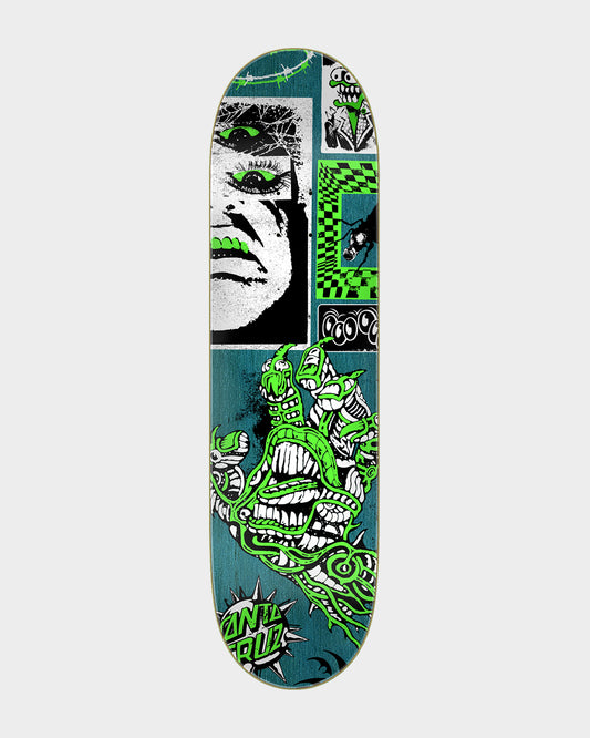 8.00in Scourge Hand FeelBase Santa Cruz Skateboard Deck