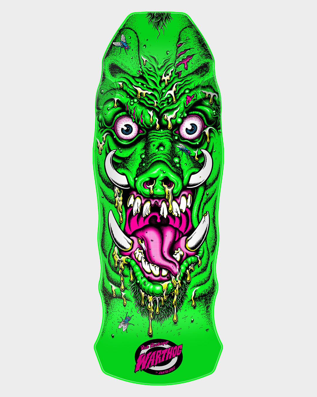 11.00in Roskopp Warthog Freaks Santa Cruz Skateboard Deck