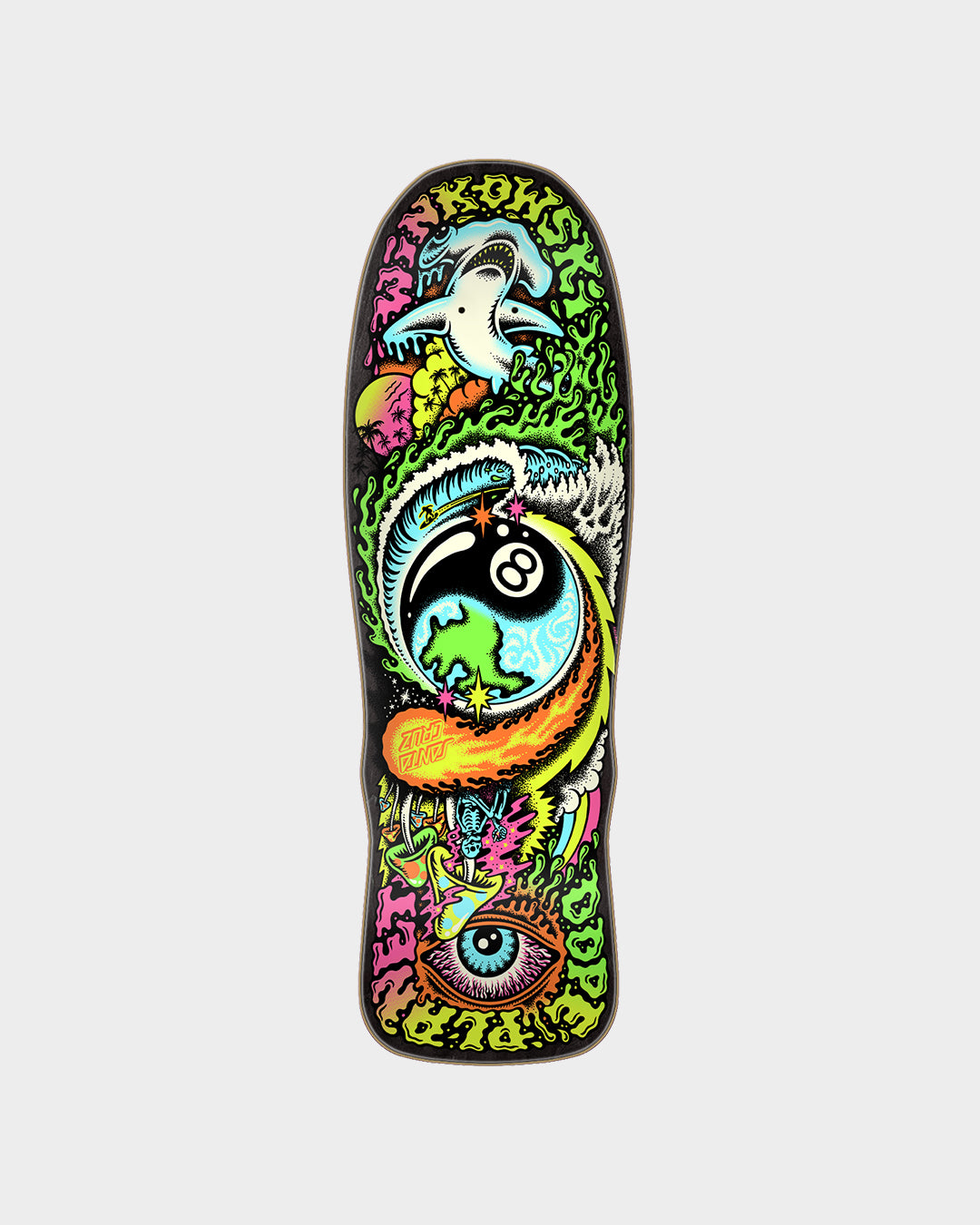 8.75in Winkowski Dope Planet Micro Freaks Santa Cruz Skateboard Deck