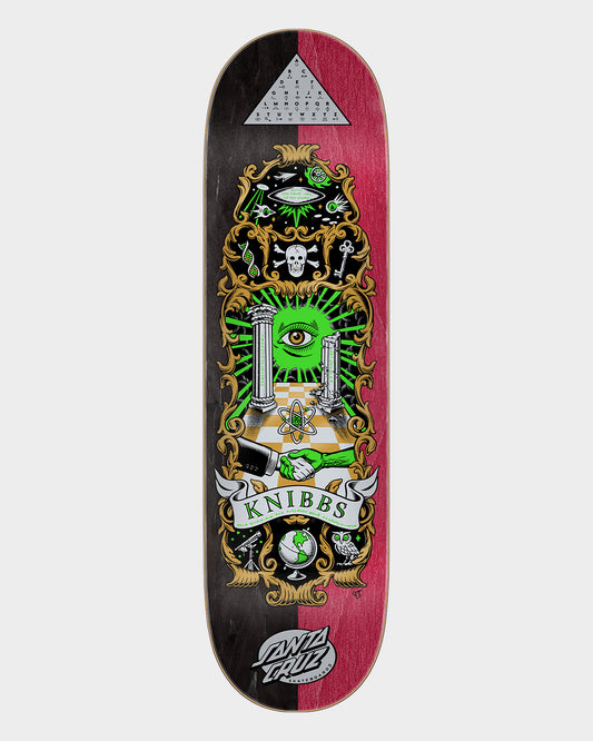 8.50in Knibbs Cryptic Pro Santa Cruz Skateboard Deck Misc