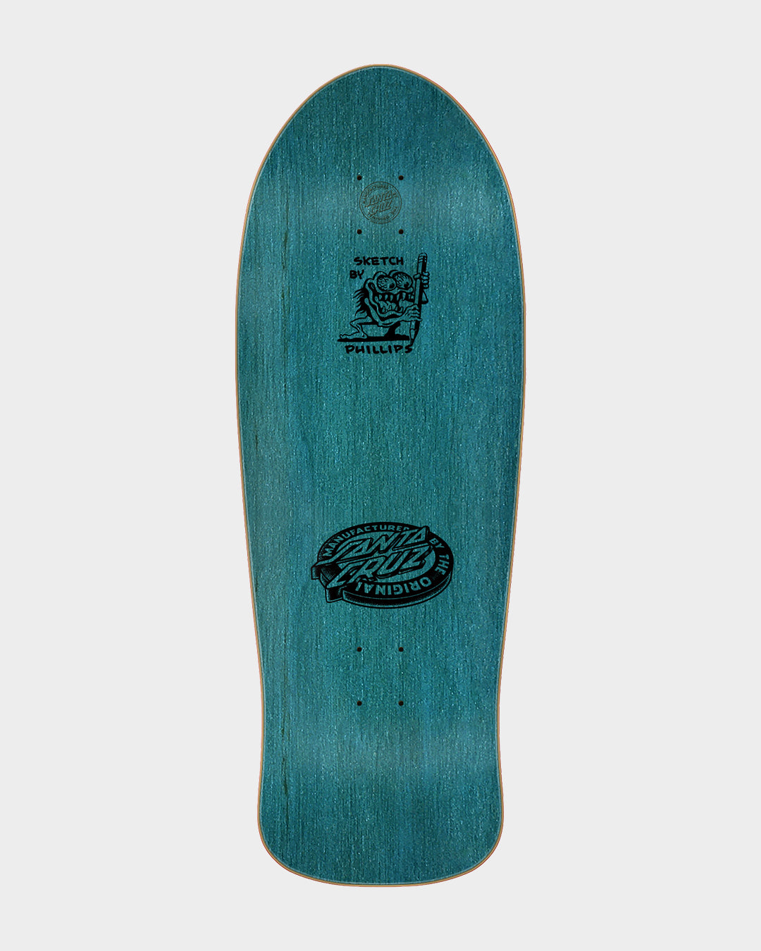 10.54in Natas Sketch Panther Reissue Santa Cruz Skateboard Deck