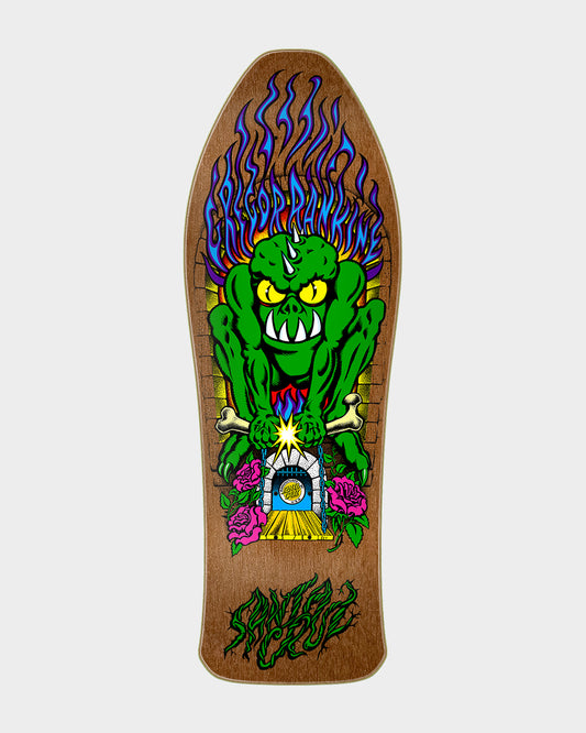 10.39in Rankine Monster Reissue Santa Cruz Skateboard Deck