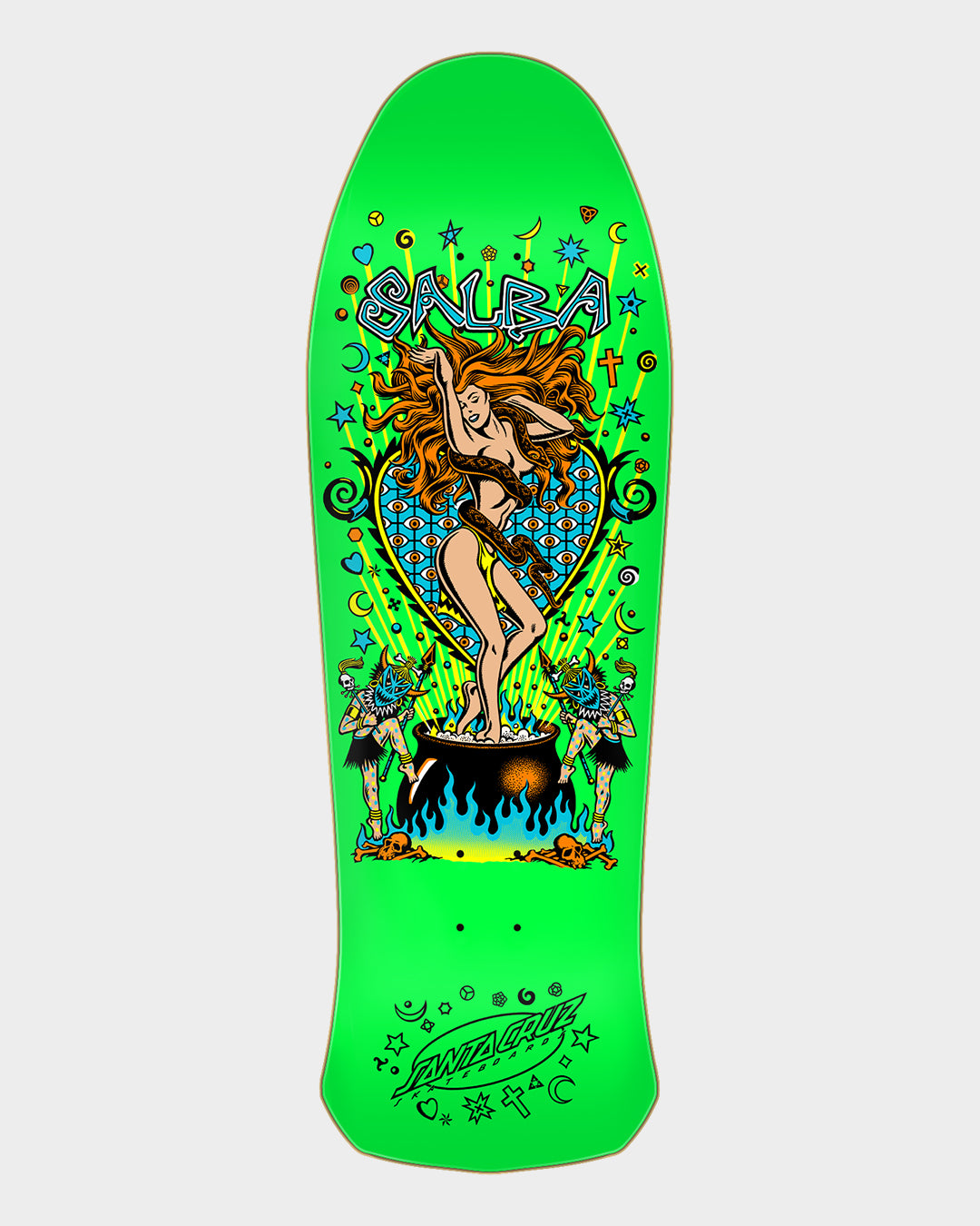 10.40in Salba Witch Doctor Reissue Santa Cruz Skateboard Deck