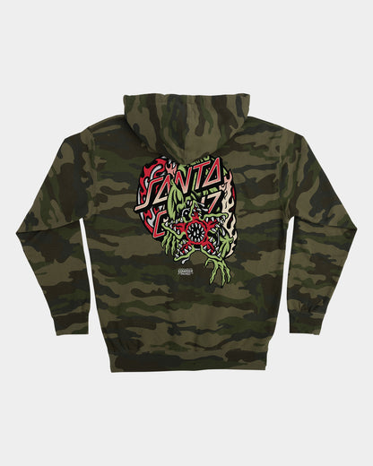 Stranger Things Demogorgon Dot Men's Hoodie Forest Camo