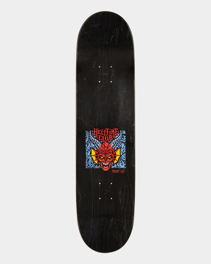 8.25in Stranger Things Hellfire Club Santa Cruz Skateboard Deck