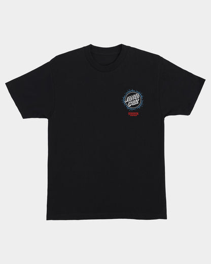 Stranger Things Hellfire Pit Men's T-shirt Black