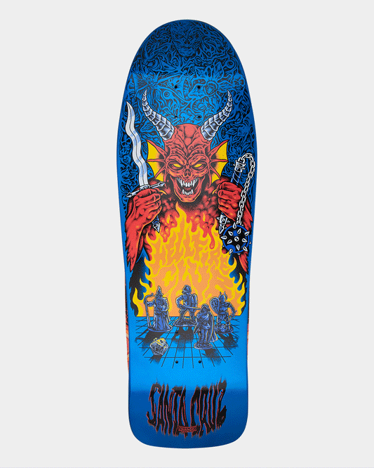 10.07in Stranger Things Knox Hellfire Pit Santa Cruz Skateboard Deck