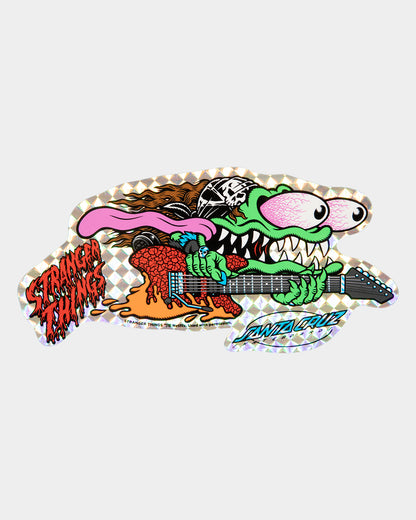 Online Exclusive 10.1in Stranger Things Meek Eddie Slasher Santa Cruz Skateboard Deck