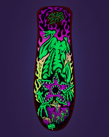 10.3in Stranger Things Salba Demogorgon Santa Cruz Skateboard Deck