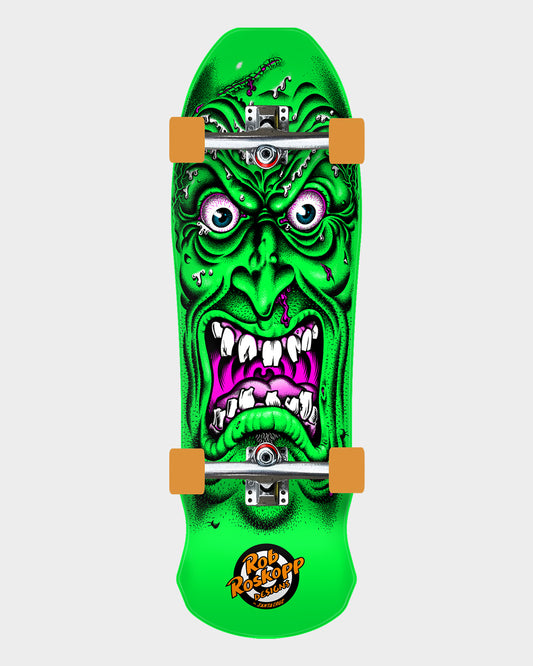 9.5in Roskopp Face Shaped Cruiser Skateboard Santa Cruz Misc
