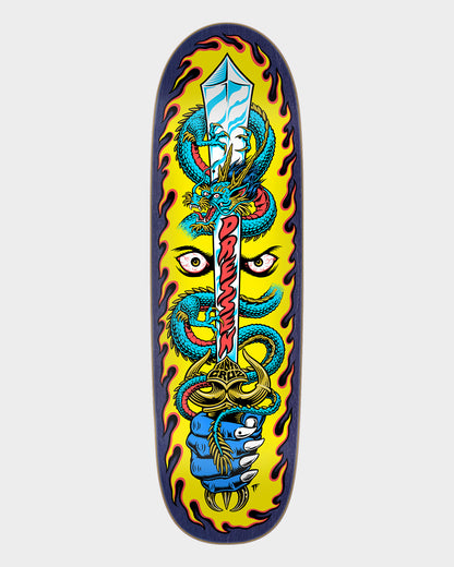 9.25in Dressen Sword Pro Shaped Santa Cruz Skateboard Deck Misc