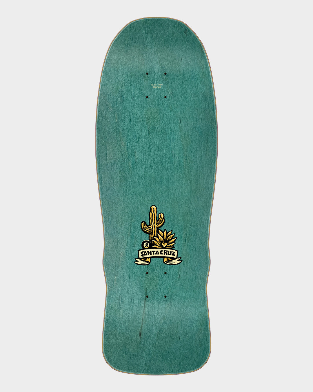10.35in Winkowski Agave Snake Santa Cruz Shaped Skateboard Deck