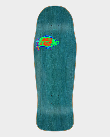 10.34in Winkowski Aquatic Prismatic Santa Cruz Shaped Skateboard Deck