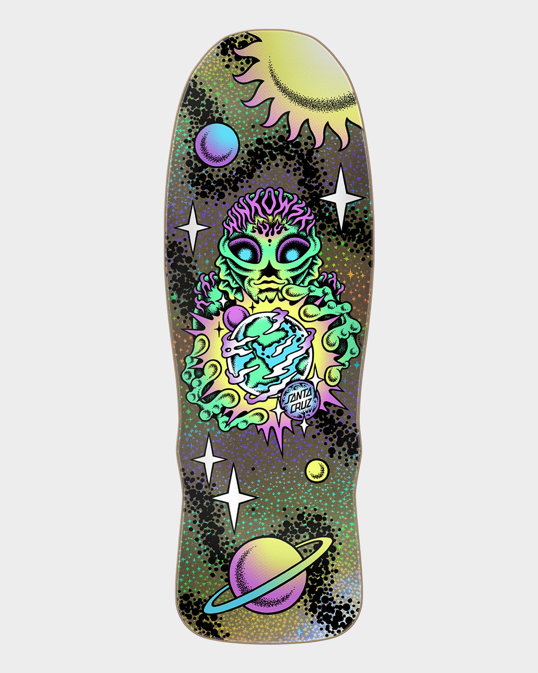 10.35in Winkowski Cosmic Pro Shaped Santa Cruz Skateboard Deck Misc
