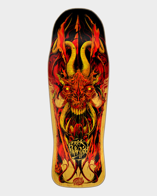 10.34in Winkowski Primeval Pro Shaped Santa Cruz Skateboard Deck Misc