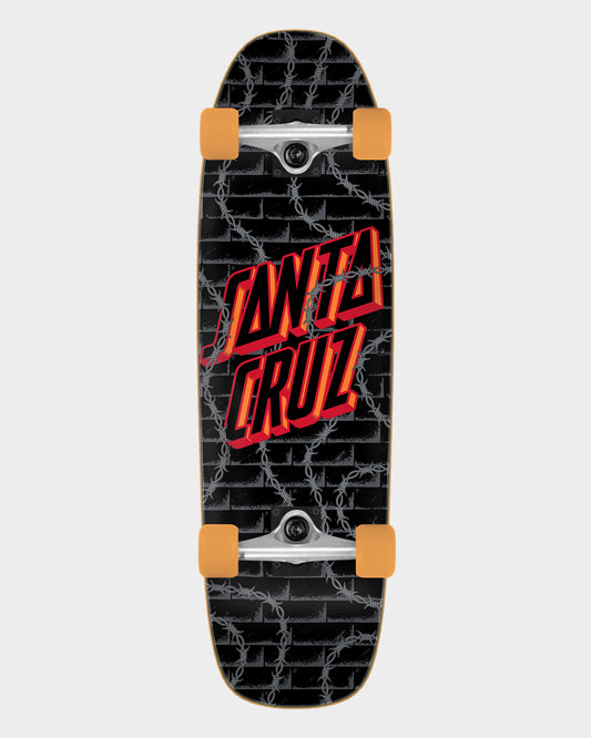 8.4in Big Strip Barbwire Street Cruiser Skateboard Santa Cruz Misc
