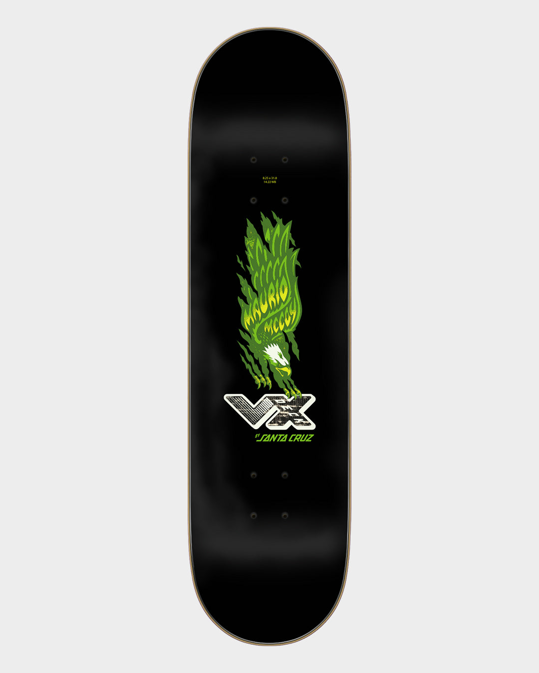 8.25in Mccoy Ripping Eagle VX Twin Santa Cruz Skateboard Deck