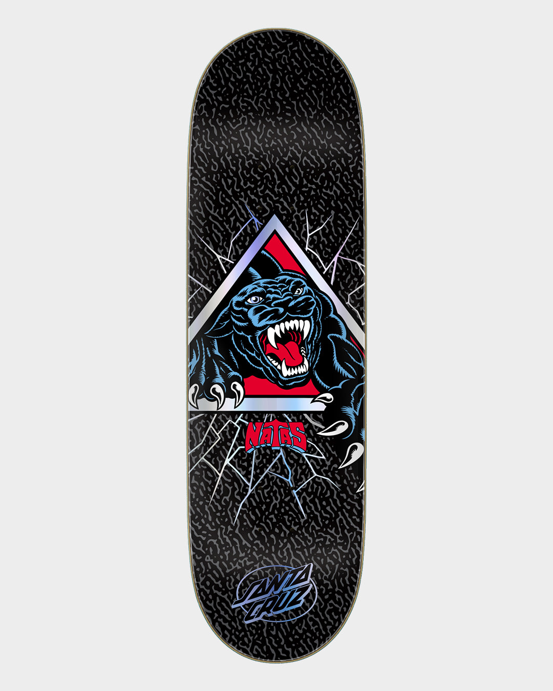 9.00in Natas Shattered Panther VX Santa Cruz Skateboard Deck