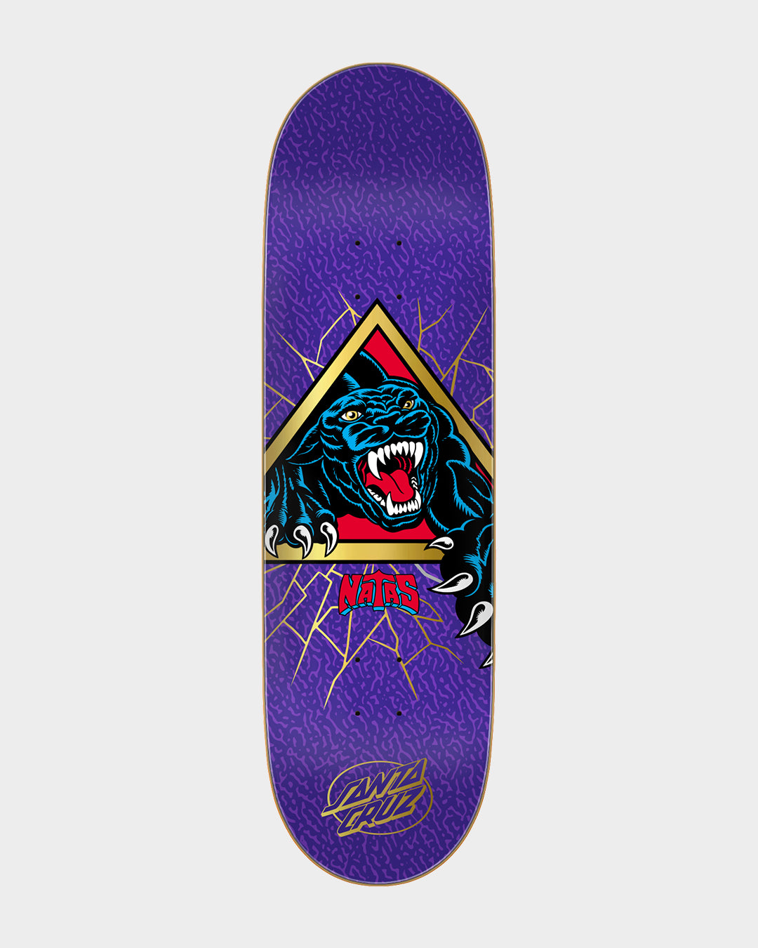 9.00in Natas Shattered Panther VX Deck Santa Cruz Skateboard Deck