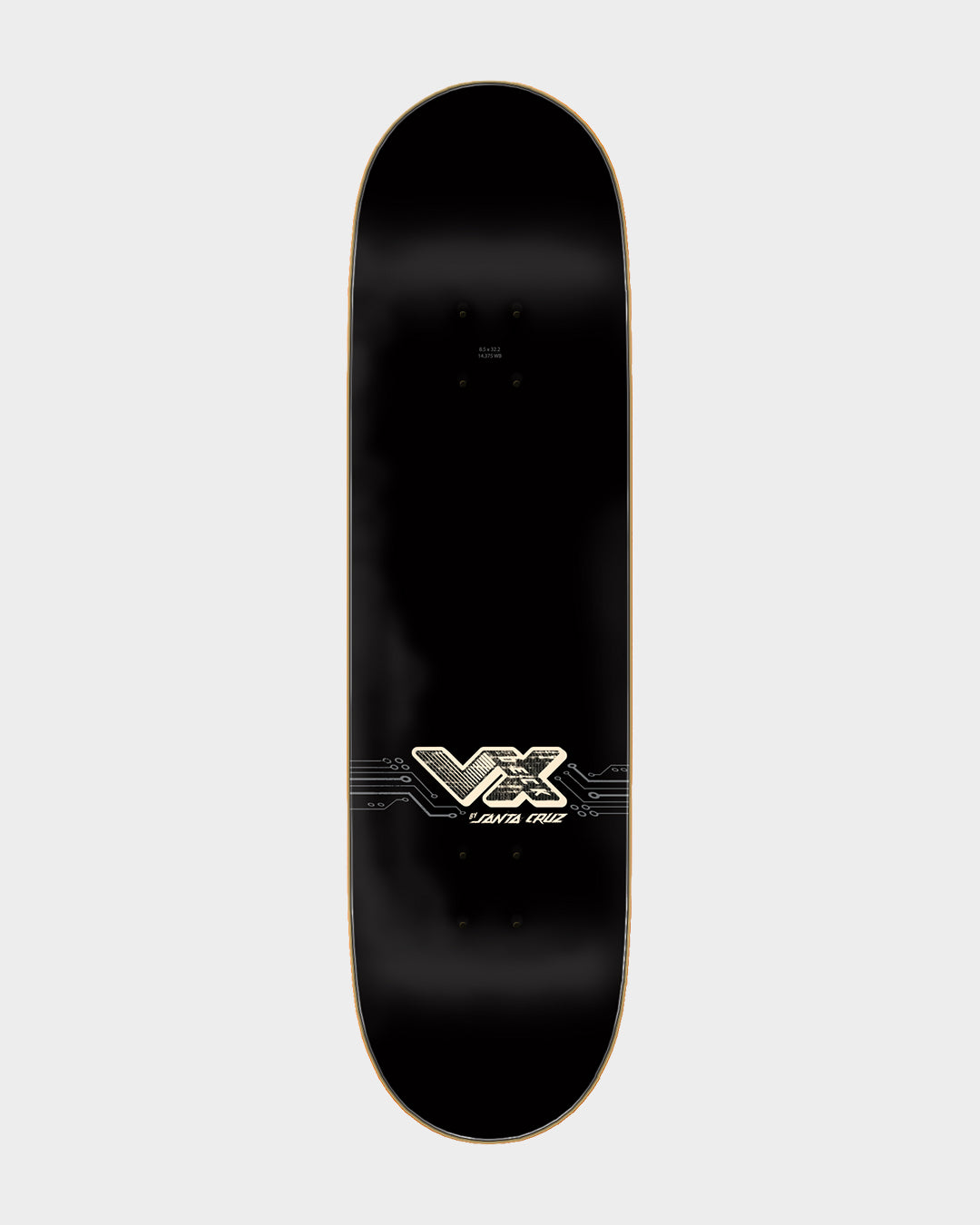 8.5in Wooten Cyber VX Deck Santa Cruz Skateboard Deck