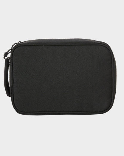 Striped Reverse Dot Girl's Lunch Box Black
