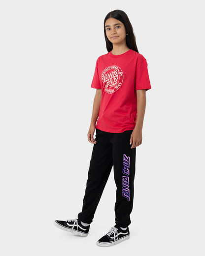 Seeing Moon Dot Girls Track Pant Black